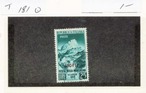 ITALY  TRIESTE  181   USED