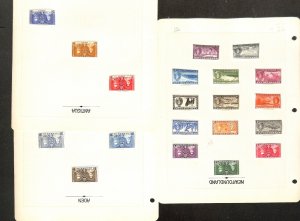 British Colonies Stamp Collection, 1937 Coronation King George VI Set Mint LH