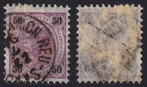 Austria - 1890 - Scott #61 - used - NEU-SANDEC pmk Poland