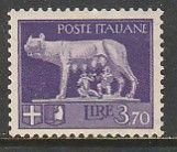 Italy 226A, SHE-WOLF, SYMBOL OF ROME, SINGLE, MINT, NH. VF (531)