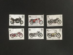 GB 2005. Motorcycles. Set of 6 used stamps.