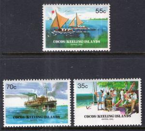 Cocos Keeling Islands 111-113 MNH VF