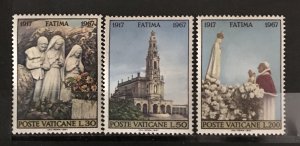 Vatican City 1967, #455-57, MNH, CV $.75
