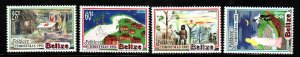 Belize-Sc#999-1002- id9-unused NH set-Christmas-Folklore-1992-