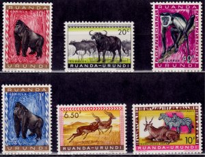 Ruanda Urundi, 1959, Fauna, Native Animals, MLH**