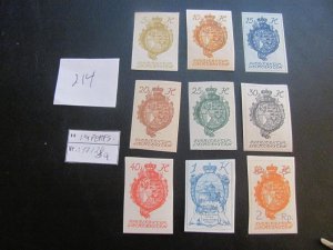 LIECHTENSTEIN 1921 MNH IMPERFS. XF  (214) NEW COLL.