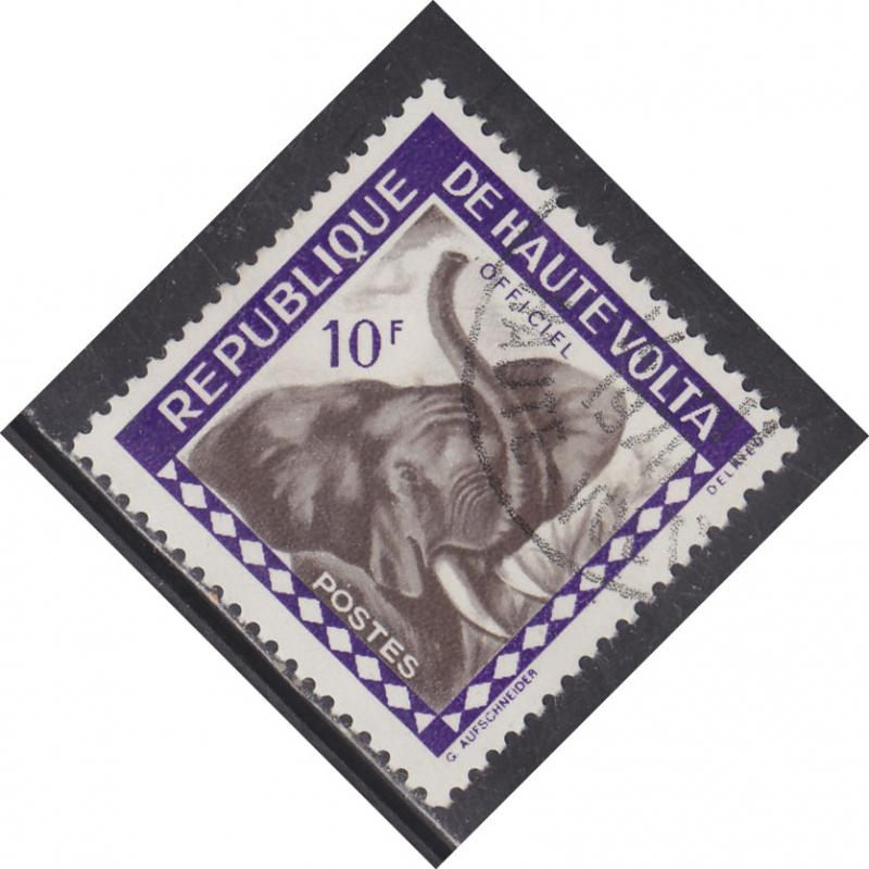 Burkina Faso O3 Elephant 1963