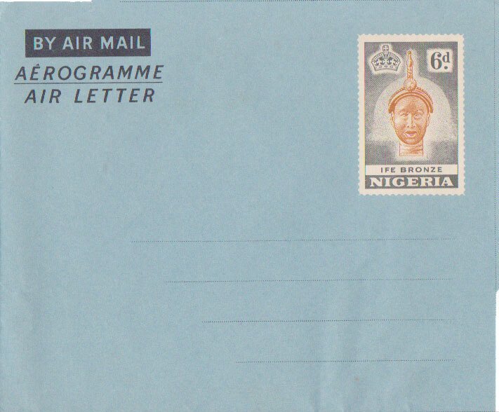 Nigeria Higgins & Gage FG7 Unused.