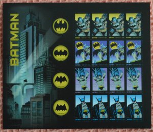 2014 US Sc. #4928-4935 Batman Issue, sheet of 20, MNH, very good shape