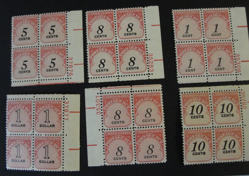 US Airmail & Special Delivery Plate Block Lot MNH - OG