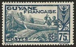 French Guiana 129,  mint,  lightly hinged.  1929.  (F529)