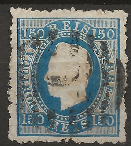 Portugal 46 Mi 43xB Used VF 1871 SCV $62.50 (jr)