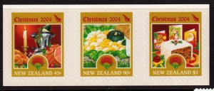 New Zealand 2004 Christmas Self-adhesive Set Strip SC 1985b