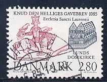Denmark Scott # 777, used