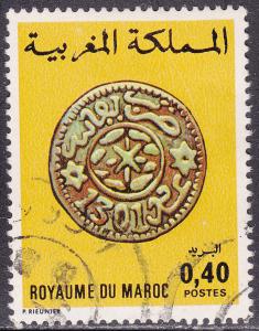 Morocco 357 USED 1976 Copper Coin, Fez 1883-84