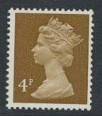 GB Machin SG X861 Mint Never Hinged - 4p