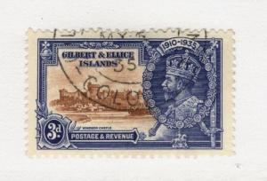 1935 Gilbert & Ellice Islands SCOTT #35 used stamp