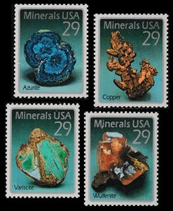 US 2700-2703 Minerals 29c set 4 MNH 1992