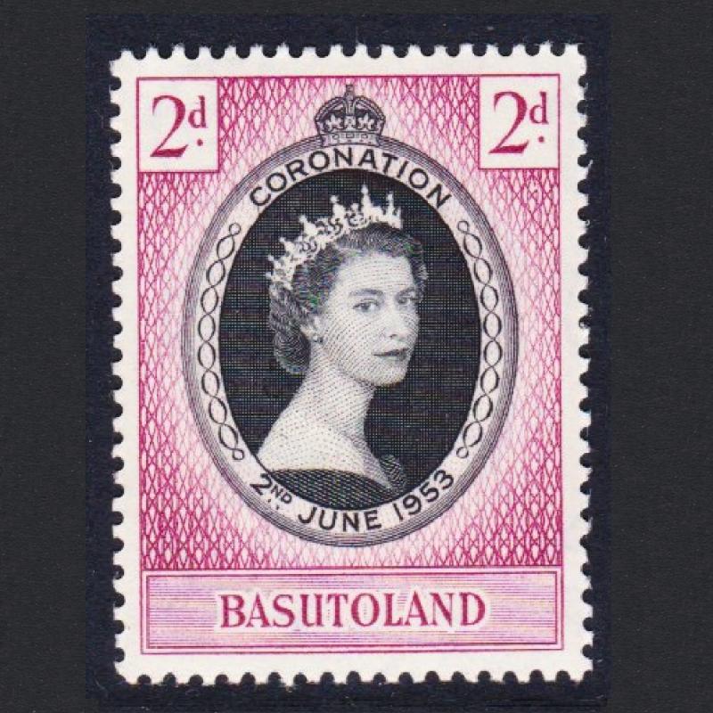 Basutoland Queen Elizabeth II Coronation 1v SG#42 SC#45