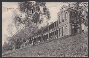 TASMANIA 1907 postcard with 1a (2)  T.M.L. Ry No.3 railway cds..............E737