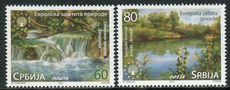 1626 - SERBIA 2021 - European Nature Protection - MNH Set