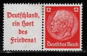 Germany Scott # 422, label A10, mint hr, se-tenant, Mi # W67