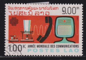 Laos 506 World Communications Year 1983