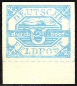 1945 Germany WW II Reich Local Post Hela U-Boat Issue MNH Sold As Reprint!