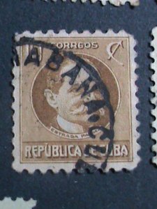 ​CUBA-1917-SC#264//279- 9 OVER 100 YEARS OLD CUBA FAMOUS PERSONS USED STAMPS