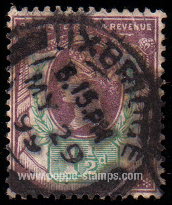 Great Britain, Sc 112, SG 198 Study, Hinged - 1887 1 1/2d...