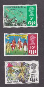 Fiji 277-79, F-VF, MNH