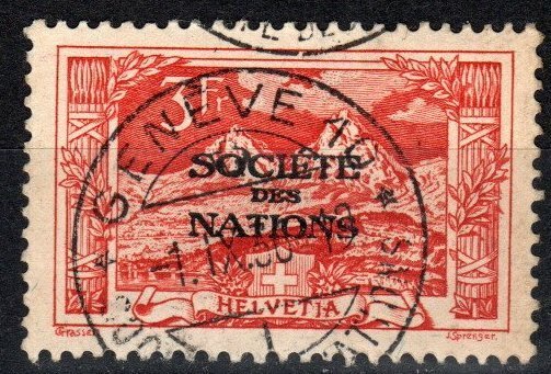 Switzerland #2o27  F-VF Used CV $27.50 (X6240)