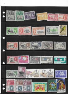 ST HELENA COLLECTION ON STOCK SHEET MINT/USED