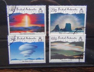 British Antarctic Territory 1992 Lower Atmosphere Phenomena set Used