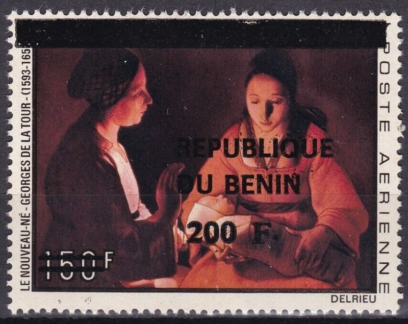 BENIN 1996 673 200F 70€ LE NOUVEAU NE GEORGES DE LA TOUR OVERPRINT SURCHARGE MNH