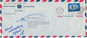 UN NY 306 Postal History
