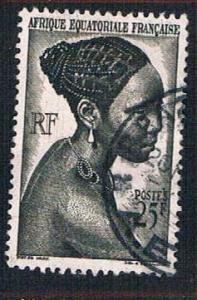 French Equatorial Africa 184 Used Bacongo Woman (BP838)