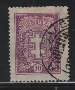 Lithuania 213 Double-Barred Cross 1927