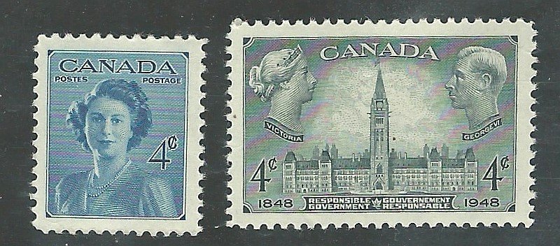 C  #276-277   Mint NH VF  1948  PD