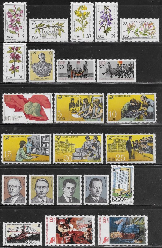 Germany GDR 1981 Year set MNH