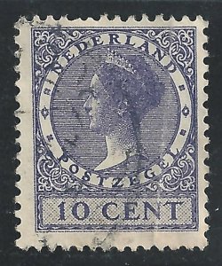 Netherlands #178 10c Queen Wilhelmina ~ Used