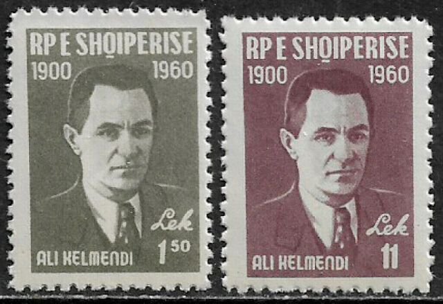 Albania #579-80 MNH Set - Ali Kelmendi