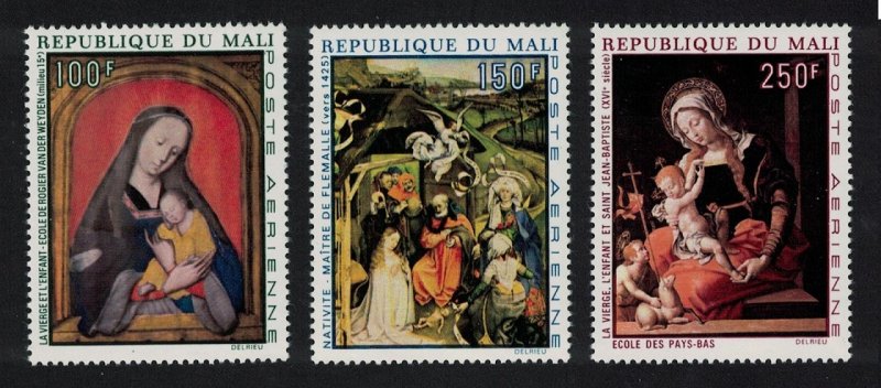 Mali Religious Paintings 3v 1970 MNH SG#217-219