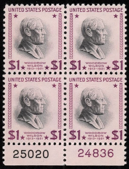 US #832c PLATE BLOCK, VF/XF mint never hinged, flat plate,  super fresh, CHOI...