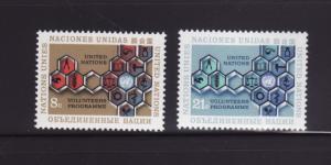 UN New York 238-239 Set MNH Honeycomb