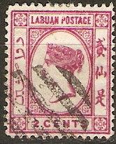 Labuan 33 SG 39 Used VF 1892 SCV $4.25