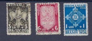 1936 Romania Boy Scouts Jamboree Brasov used