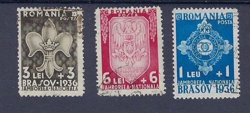 1936 Romania Boy Scouts Jamboree Brasov used