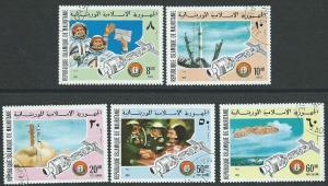 Mauritania Scott 339-40, C156-8 CTO  Complete  Apollo, Soyuz