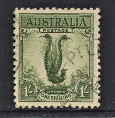 STAMP STATION PERTH Australia #141 Male Lyrebird Issue Used CV$5.00.